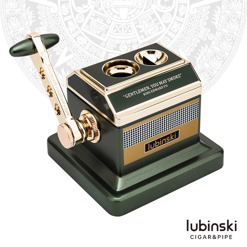 「Lubinski 台灣官方總代理」新款桌上型雪茄剪刀平剪V切大口徑高檔時尚金屬斷頭台閘刀| Capadura｜雪茄館