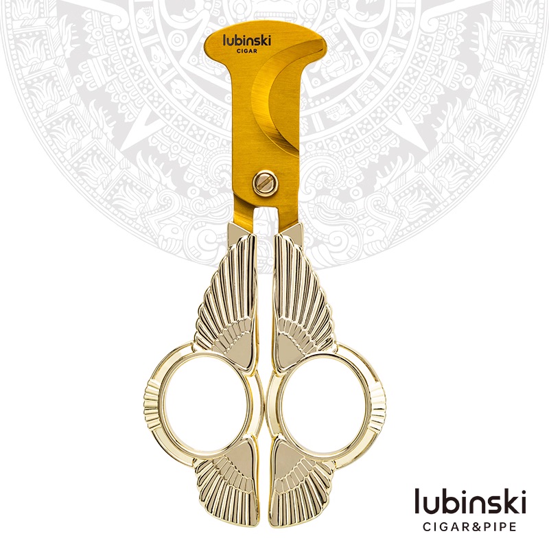 「Lubinski 台灣官方總代理」雪茄剪刀時尚個性鋒利順滑金屬大口徑手柄式剪切煙器禮盒| Capadura｜雪茄館