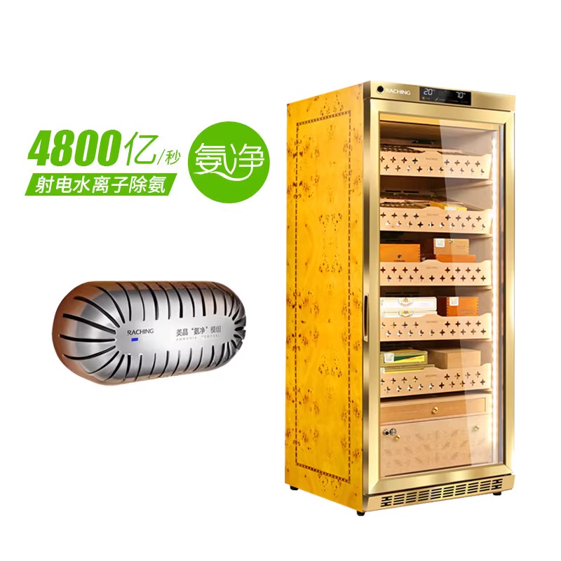 Lubinski台灣官方總代理美晶雪茄櫃水平線M1800A/2800A/3800壓縮機恆溫恆濕保濕櫃CAPADURA