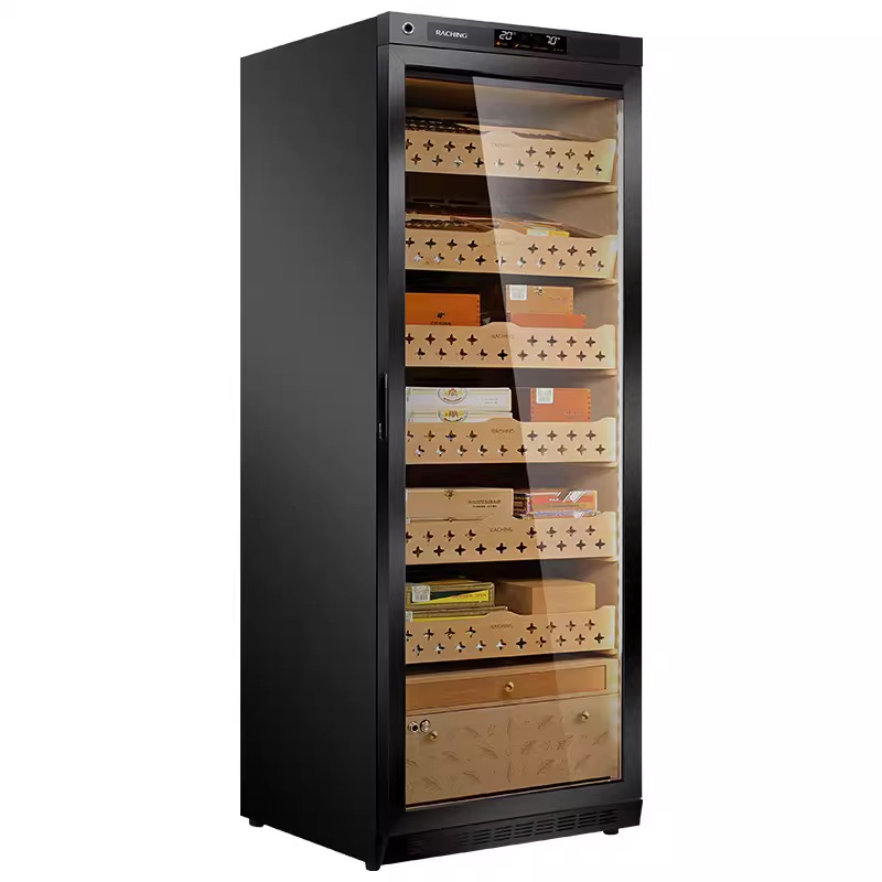 Lubinski台灣官方總代理美晶雪茄櫃水平線M1800A/2800A/3800壓縮機恆溫恆濕保濕櫃CAPADURA