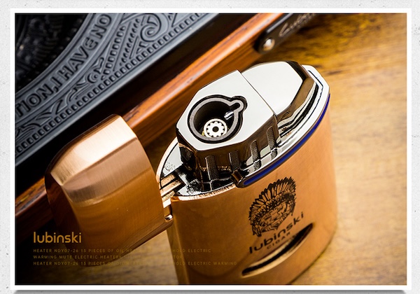 「Lubinski 台灣官方總代理」魯賓斯基 帶開孔單直衝金屬雪茄打火機|Capadura|,雪茄課程,雪茄館,cigar,Capadura,非古雪茄