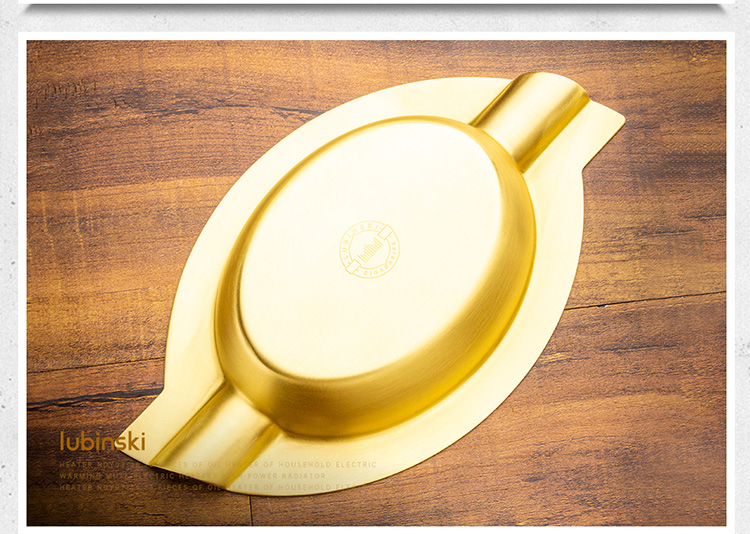 「Lubinski 台灣官方總代理」魯賓斯基 復古黃銅雙槽雪茄煙灰缸禮盒｜Capadura｜,雪茄課程,雪茄館,cigar,Capadura,非古雪茄