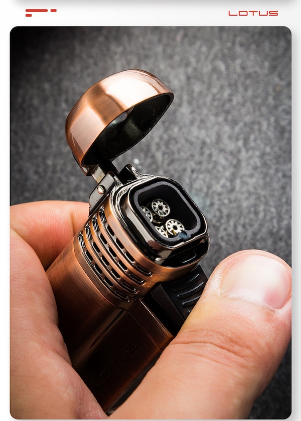 「Lubinski 台灣官方總代理」LOTUS蓮花 原裝正品 多功能帶鑽孔器雪茄打火機|Capadura|,雪茄課程,雪茄館,cigar,Capadura,非古雪茄