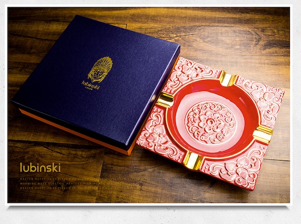 「Lubinski 台灣官方總代理」LUBINSKI 時尚豪華陶瓷 雪茄煙灰缸|Capadura|,雪茄課程,雪茄館,cigar,Capadura,非古雪茄