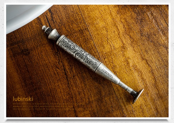 「Lubinski 台灣官方總代理」LUBINSKI 高檔純銅雕花煙鬥壓棒帶通針｜Capadura｜,雪茄課程,雪茄館,cigar,Capadura,非古雪茄