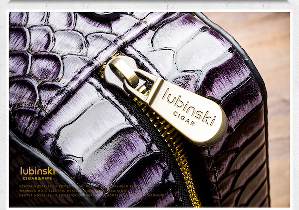 「Lubinski 台灣官方總代理」 蟒蛇紋便攜包5支裝雪茄保濕盒禮品裝｜Capadura｜,雪茄課程,雪茄館,cigar,Capadura,非古雪茄