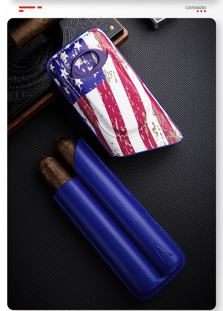 「Lubinski 台灣官方總代理」LOTUS2021 美國蓮花2支裝雪茄保濕皮套｜Capadura｜,雪茄課程,雪茄館,cigar,Capadura,非古雪茄