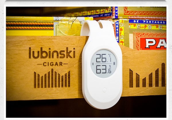 「Lubinski 台灣官方總代理」高精度雪茄櫃用藍牙電子磁吸式溫濕度計|Capadura|,雪茄課程,雪茄館,cigar,Capadura,非古雪茄