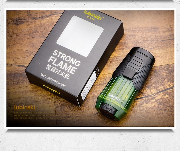「Lubinski 台灣官方總代理」魯賓斯基 多功能帶煙托架單直衝點雪茄打火機|Capadura|,雪茄課程,雪茄館,cigar,Capadura,非古雪茄