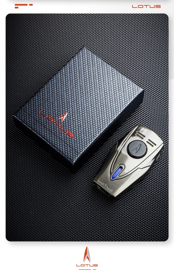 「Lubinski 台灣官方總代理」LOTUS蓮花 鋅合金雙衝藍焰聚火雪茄打火機|Capadura|,雪茄課程,雪茄館,cigar,Capadura,非古雪茄