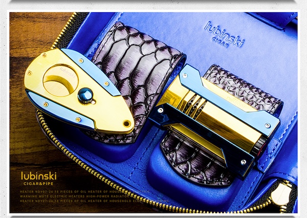 「Lubinski 台灣官方總代理」 蟒蛇紋便攜包5支裝雪茄保濕盒禮品裝｜Capadura｜,雪茄課程,雪茄館,cigar,Capadura,非古雪茄