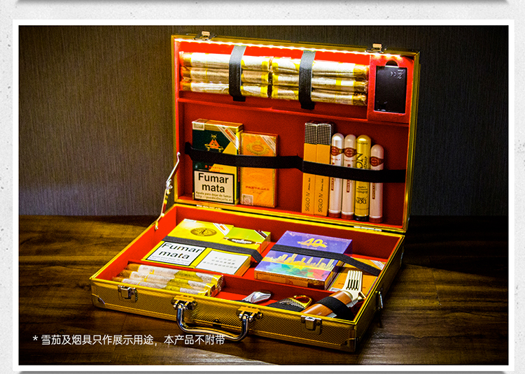 「Lubinski 台灣官方總代理」 鋁合金便攜雪茄展示銷售盒|Capadura|,雪茄課程,雪茄館,cigar,Capadura,非古雪茄