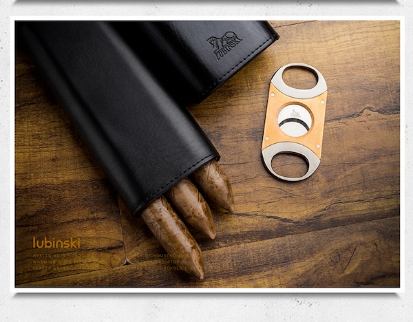 「Lubinski 台灣官方總代理」便攜皮套雪茄三支裝保濕管｜Capadura｜,雪茄課程,雪茄館,cigar,Capadura,非古雪茄