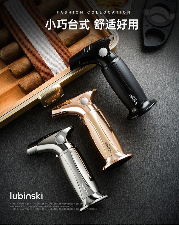「Lubinski 台灣官方總代理」魯賓斯基 高檔直衝火台式雪茄防風打火機｜Capadura｜,雪茄課程,雪茄館,cigar,Capadura,非古雪茄