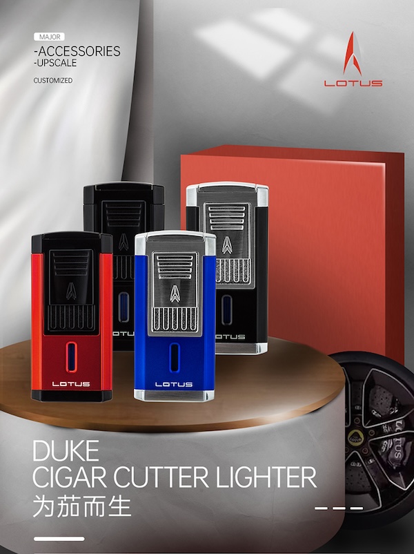 「Lubinski 台灣官方總代理」LOTUS正品原裝 高檔合金機身多功能直衝雪茄打火機|Capadura|,雪茄課程,雪茄館,cigar,Capadura,非古雪茄