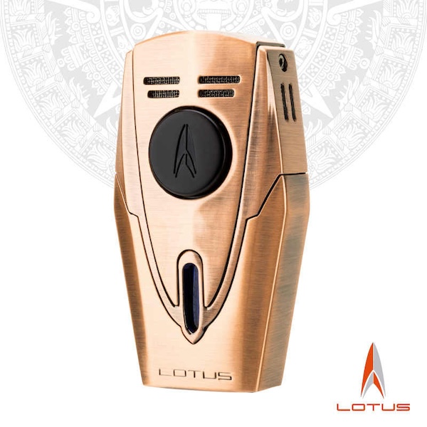 「Lubinski 台灣官方總代理」LOTUS蓮花 鋅合金雙衝藍焰聚火雪茄打火機｜Capadura｜,雪茄課程,雪茄館,cigar,Capadura,非古雪茄