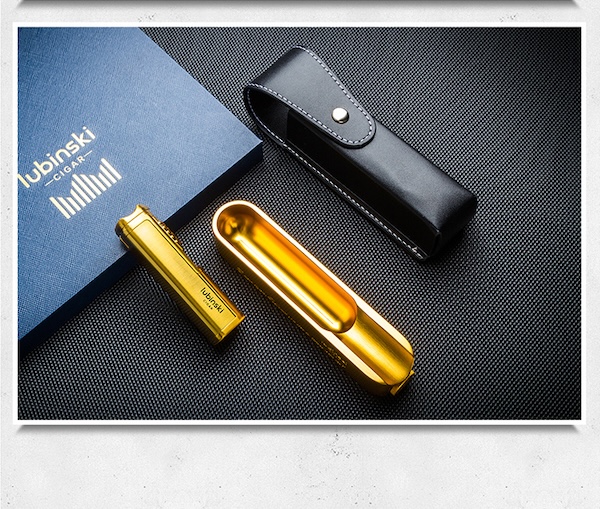 「Lubinski 台灣官方總代理」LUBINSK 便攜雪茄直衝打火機+煙灰缸 2件套裝禮盒|Capadura|,雪茄課程,雪茄館,cigar,Capadura,非古雪茄