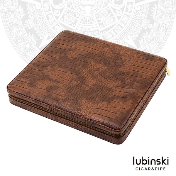 「Lubinski 台灣官方總代理」皮質雪松木十支裝雪茄便攜包｜Capadura｜,雪茄課程,雪茄館,cigar,Capadura,非古雪茄