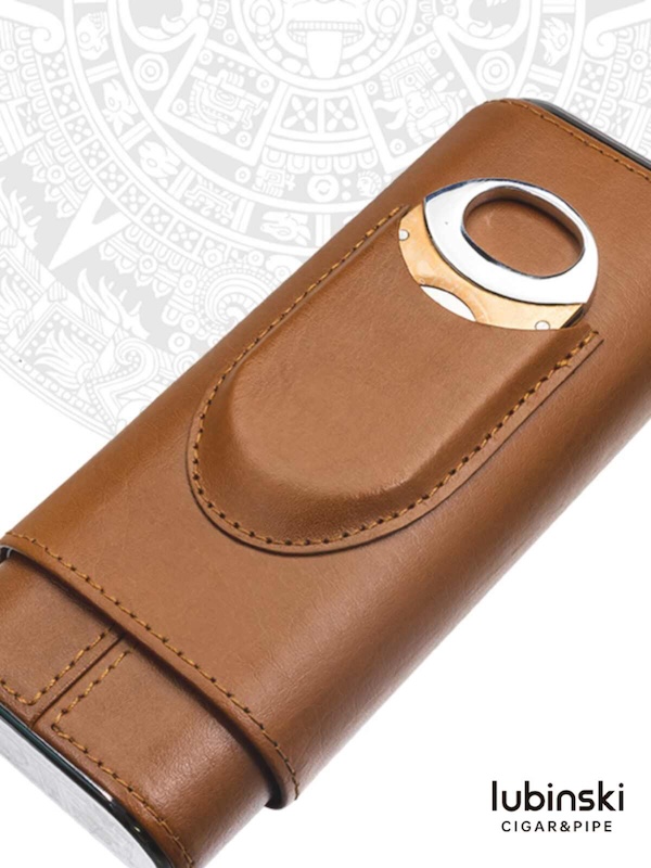 「Lubinski 台灣官方總代理」便攜皮套雪茄三支裝保濕管｜Capadura｜,雪茄課程,雪茄館,cigar,Capadura,非古雪茄