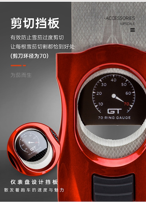 「Lubinski 台灣官方總代理」原裝正品LOTUS美國蓮花 時尚跑車造型雪茄剪｜Capadura｜