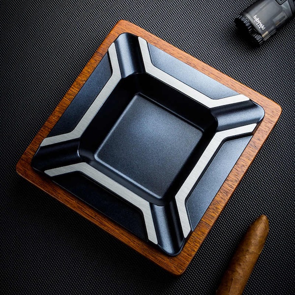 「Lubinski 台灣官方總代理」復古風雞翅木實木雪茄煙灰缸｜Capadura｜,雪茄課程,雪茄館,cigar,Capadura,非古雪茄