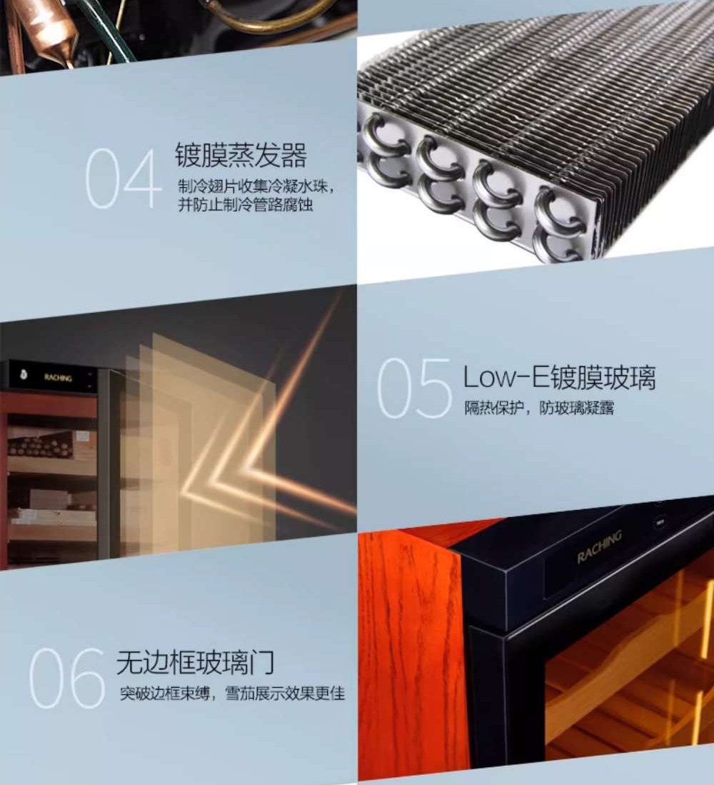 「Lubinski 台灣官方總代理」Raching 美晶  C380A 雪松實木家用雪茄盒雪茄櫃｜Capadura｜