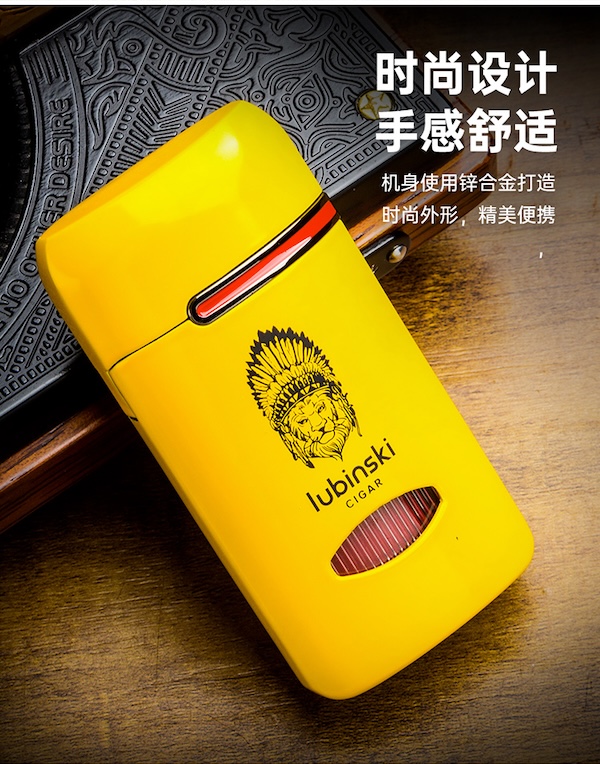 「Lubinski 台灣官方總代理」魯賓斯基 帶開孔單直衝金屬雪茄打火機|Capadura|,雪茄課程,雪茄館,cigar,Capadura,非古雪茄