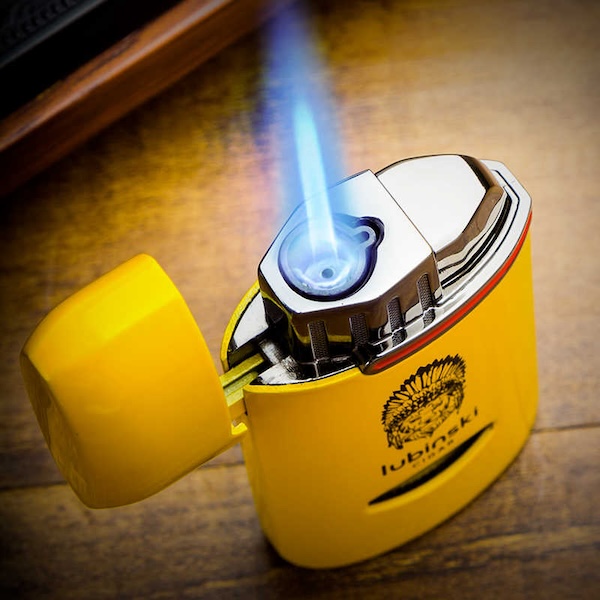 「Lubinski 台灣官方總代理」魯賓斯基 帶開孔單直衝金屬雪茄打火機｜Capadura｜,雪茄課程,雪茄館,cigar,Capadura,非古雪茄