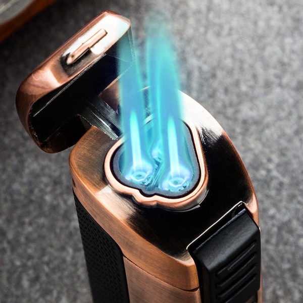 「Lubinski 台灣官方總代理」LOTUS正品蓮花 多功能大火三直衝充雪茄打火機｜Capadura｜,雪茄課程,雪茄館,cigar,Capadura,非古雪茄