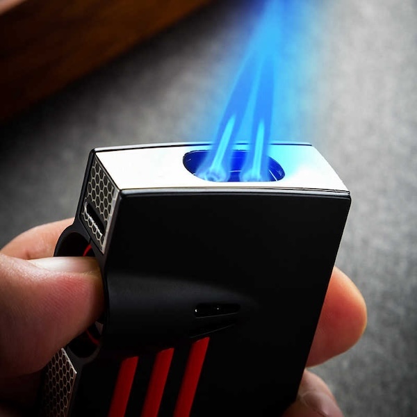 「Lubinski 台灣官方總代理」LOTUS 蓮花 防風充氣雙噴雪茄專用打火機｜Capadura｜,雪茄課程,雪茄館,cigar,Capadura,非古雪茄