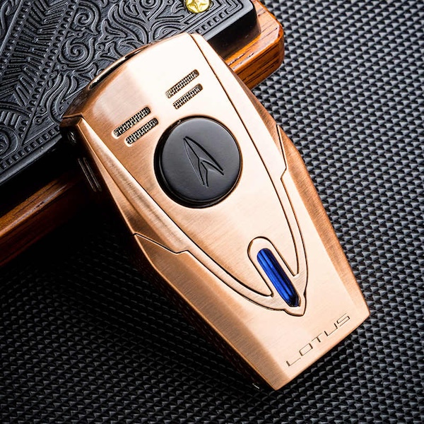 「Lubinski 台灣官方總代理」LOTUS蓮花 鋅合金雙衝藍焰聚火雪茄打火機｜Capadura｜,雪茄課程,雪茄館,cigar,Capadura,非古雪茄