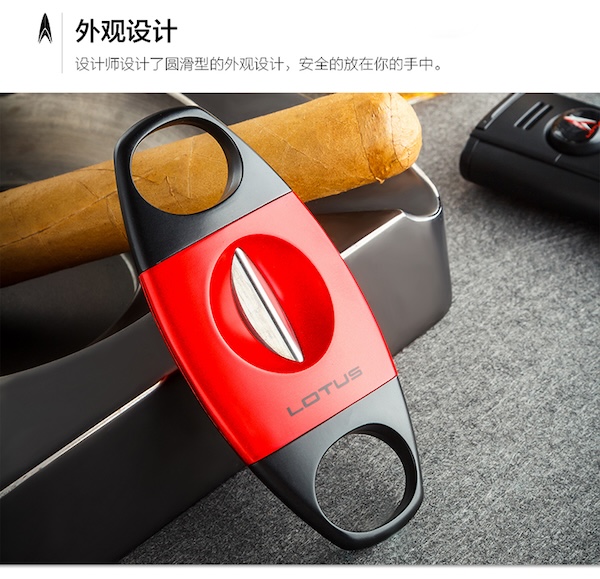 「Lubinski 台灣官方總代理」Lotus 原裝進口正品 美國蓮花 雪茄V剪禮盒裝｜Capadura｜