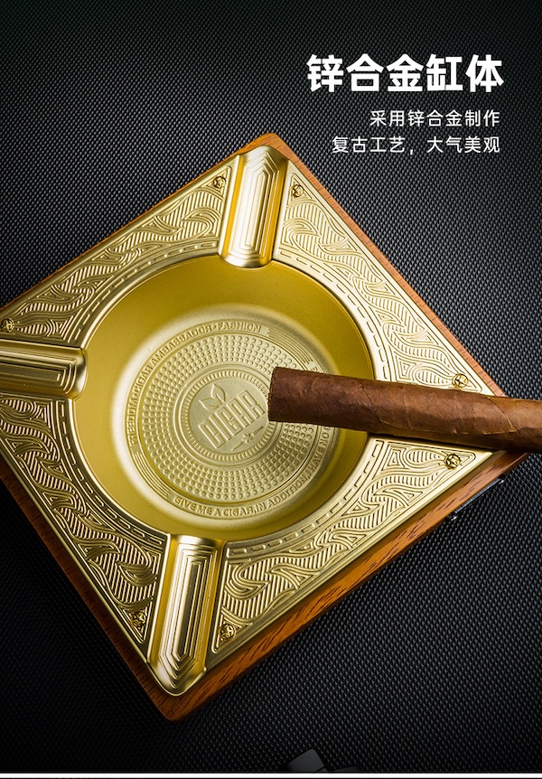 「Lubinski 台灣官方總代理」LUBINSKI 古巴雪茄煙具配件 四槽雪茄煙灰缸 ｜Capadura｜,雪茄課程,雪茄館,cigar,Capadura,非古雪茄