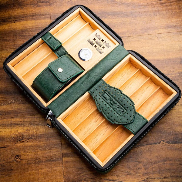 「Lubinski 台灣官方總代理」LUBINSKI 進口真皮雪松木雪茄保濕盒｜Capadura｜,雪茄課程,雪茄館,cigar,Capadura,非古雪茄