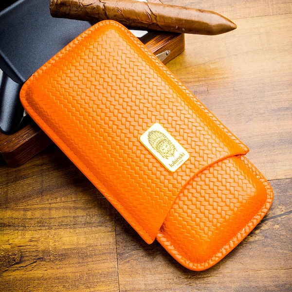 「Lubinski 台灣官方總代理」雪茄便攜皮套3支2支裝牛皮保濕管｜Capadura｜,雪茄課程,雪茄館,cigar,Capadura,非古雪茄