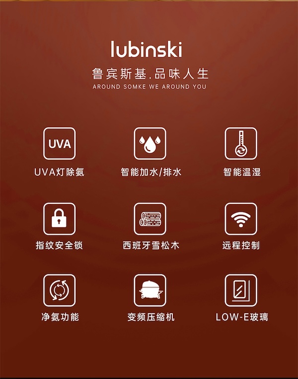 「Lubinski 台灣官方總代理」智能恆溫恆濕淨氨雪茄櫃|Capadura|,雪茄課程,雪茄館,cigar,Capadura,非古雪茄