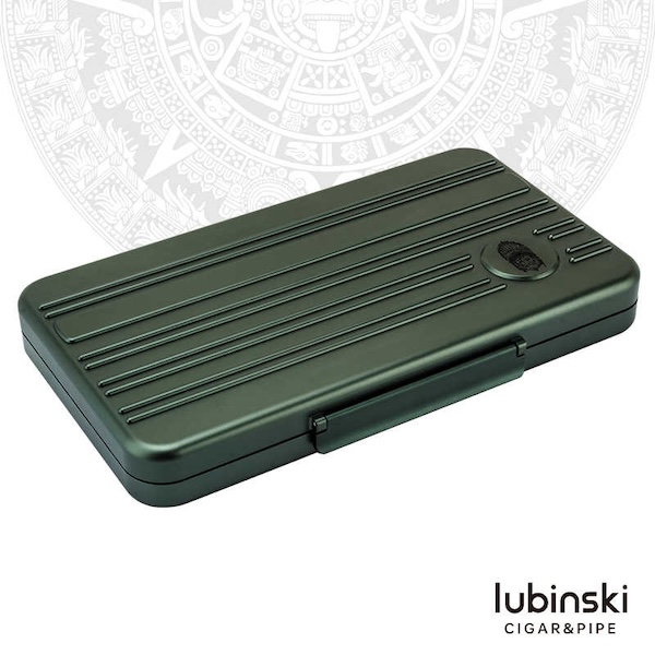 「Lubinski 台灣官方總代理」鋁鎂合金雪茄便攜盒保濕包五支裝｜Capadura｜,第三方國家輸入查驗,雪茄課程,雪茄館,cigar,Capadura