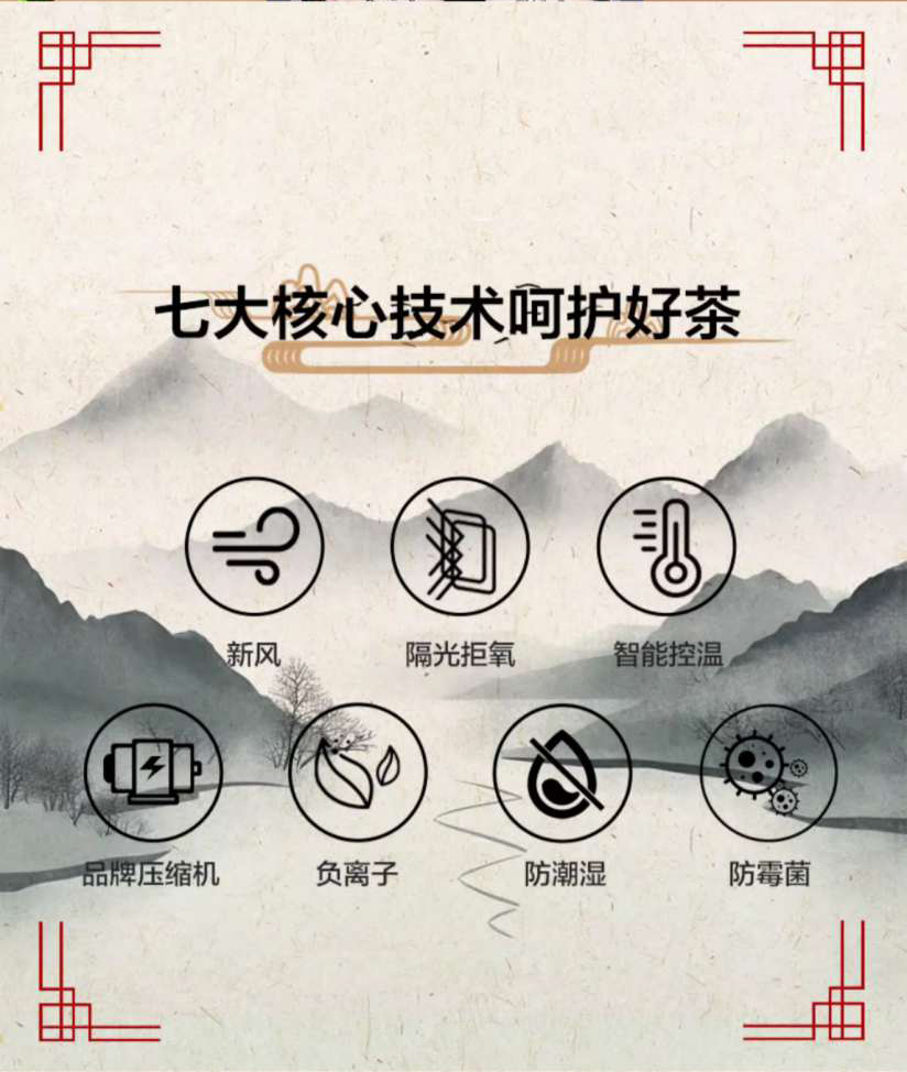 「Lubinski 台灣官方總代理」Raching 美晶茶葉櫃 恆溫恆濕 生熟普洱專用｜Capadura｜