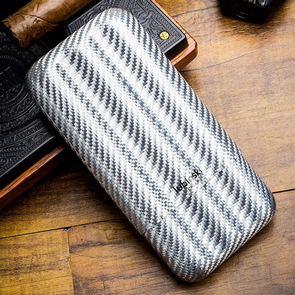 「Lubinski 台灣官方總代理」LUBINSKI 時尚個性三支裝雪茄保濕管｜Capadura｜,雪茄槍,雪茄剪,雪茄包,雪茄客,雪茄