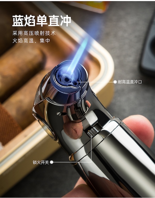 「Lubinski 台灣官方總代理」魯賓斯基 高檔直衝火台式雪茄防風打火機｜Capadura｜,雪茄課程,雪茄館,cigar,Capadura,非古雪茄