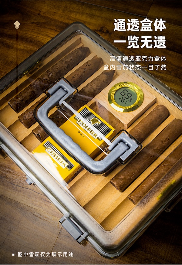 「Lubinski 台灣官方總代理」魯賓斯基 大容量西班牙雪松木雪茄保濕醇化盒｜Capadura｜