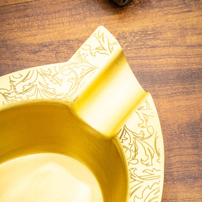 「Lubinski 台灣官方總代理」魯賓斯基 復古黃銅雙槽雪茄煙灰缸禮盒｜Capadura｜,雪茄課程,雪茄館,cigar,Capadura,非古雪茄