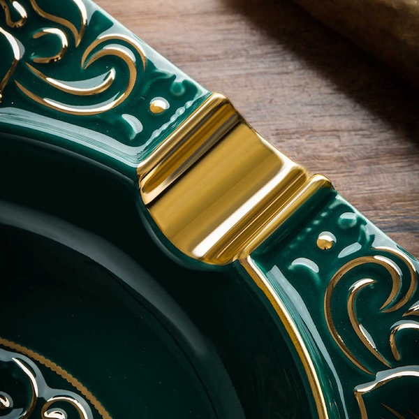 「Lubinski 台灣官方總代理」LUBINSKI 時尚豪華陶瓷 雪茄煙灰缸｜Capadura｜,雪茄課程,雪茄館,cigar,Capadura,非古雪茄