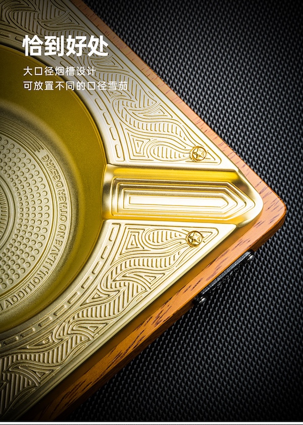 「Lubinski 台灣官方總代理」LUBINSKI 古巴雪茄煙具配件 四槽雪茄煙灰缸 ｜Capadura｜,雪茄課程,雪茄館,cigar,Capadura,非古雪茄