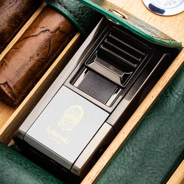「Lubinski 台灣官方總代理」LUBINSKI 進口真皮雪松木雪茄保濕盒｜Capadura｜,雪茄課程,雪茄館,cigar,Capadura,非古雪茄