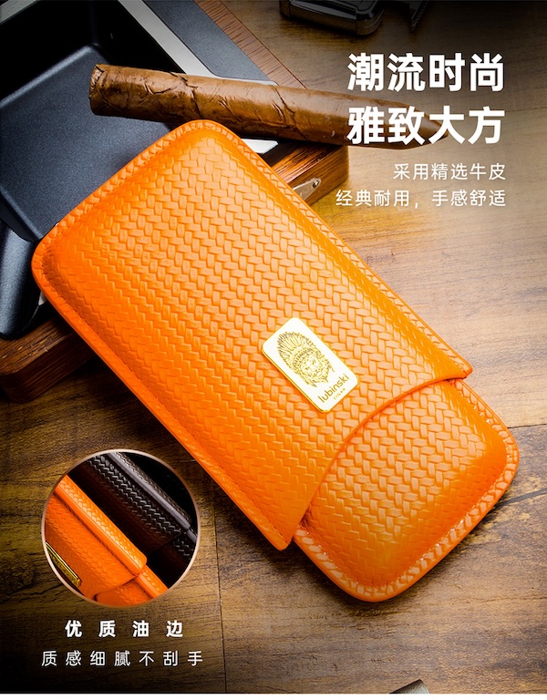 「Lubinski 台灣官方總代理」雪茄便攜皮套3支2支裝牛皮保濕管｜Capadura｜,雪茄課程,雪茄館,cigar,Capadura,非古雪茄