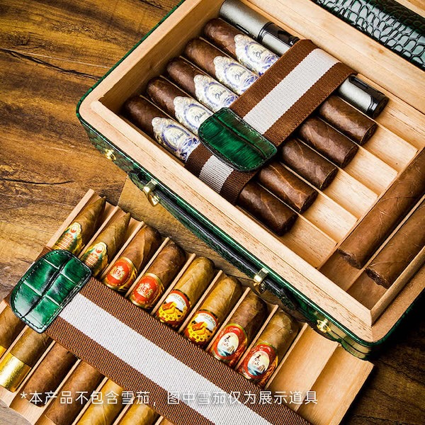 「Lubinski 台灣官方總代理」便攜皮質雪茄雪松木保濕盒｜Capadura｜,雪茄課程,雪茄館,cigar,Capadura,非古雪茄