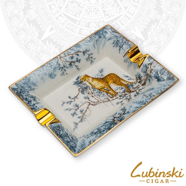 「Lubinski 台灣官方總代理」陶骨瓷方形台式兩槽雪茄煙灰缸｜Capadura｜,雪茄課程,雪茄館,cigar,Capadura,非古雪茄