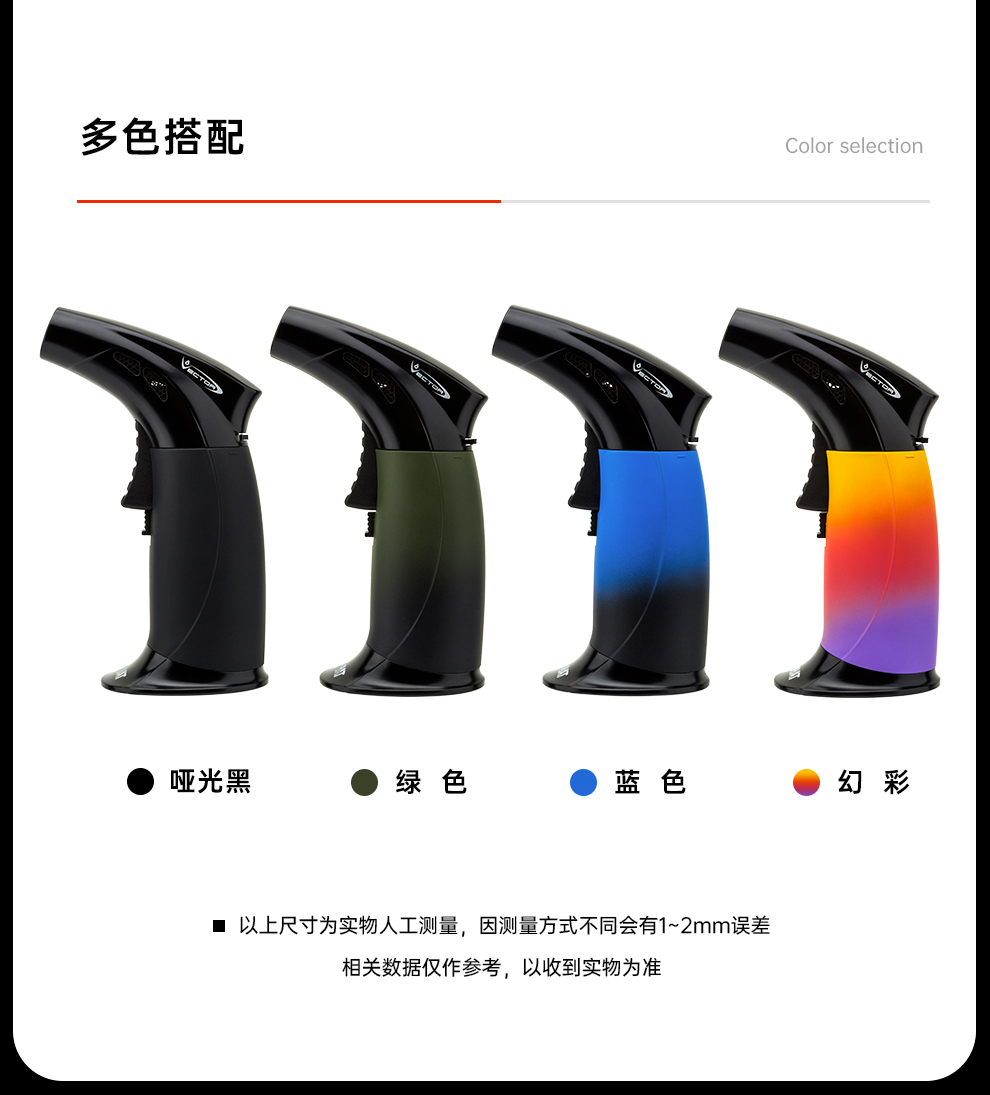 「Lubinski 台灣官方總代理」進口品牌 鋅合金屬 單直衝大火力雪茄打火機｜Capadura｜