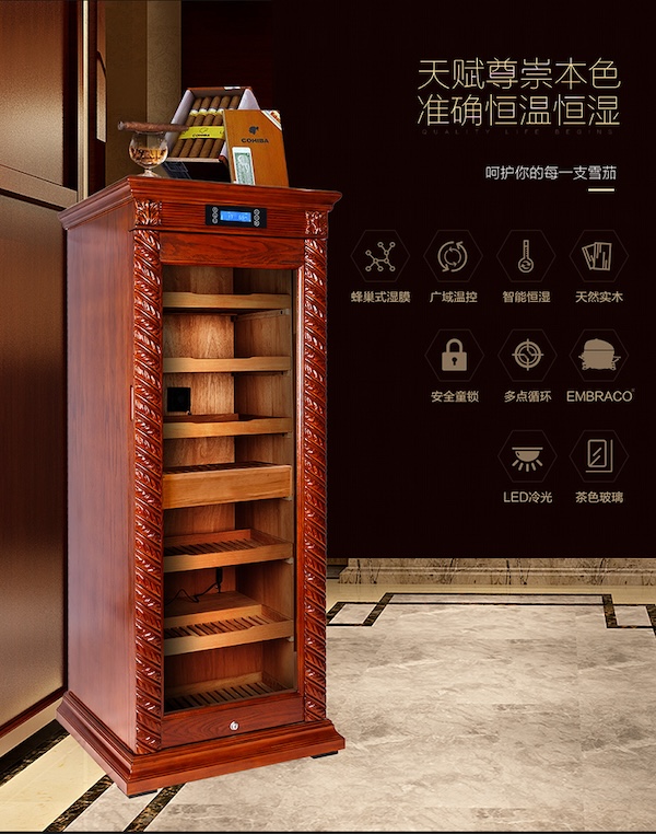 「Lubinski 台灣官方總代理」 電子恆溫控濕靜音高檔實木雪茄櫃｜Capadura｜,雪茄課程,雪茄館,cigar,Capadura,非古雪茄